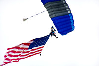 Skydiver With Flag 3